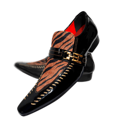 Sapato Masculino Italiano Em Couro Social Executiv... - Art Sapatos ®