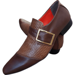 Sapato Masculino Italiano Em Couro Social Executiv... - Art Sapatos ®