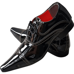 Sapato Masculino Italiano Em Couro Social Executiv... - Art Sapatos ®