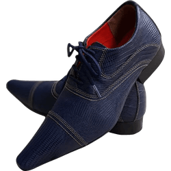 Sapato Masculino Italiano Em Couro Social Executiv... - Art Sapatos ®