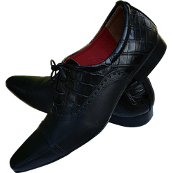 Sapato Masculino Italiano Em Couro Social Executiv... - Art Sapatos ®