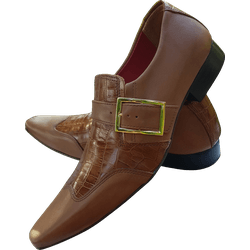 Sapato Masculino Italiano Em Couro Social Executiv... - Art Sapatos ®