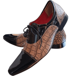 Sapato Masculino Italiano Em Couro Social Executiv... - Art Sapatos ®