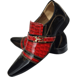 Sapato Masculino Em Couro - Italian Collection - B... - Art Sapatos ®