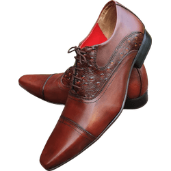 Sapato Masculino Italiano Em Couro Social Executiv... - Art Sapatos ®