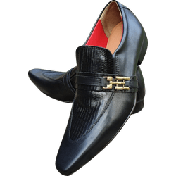 Sapato Masculino Em Couro - Italian Collection - F... - Art Sapatos ®