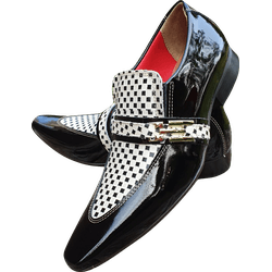 Sapato Masculino Italiano Em Couro Social Executiv... - Art Sapatos ®