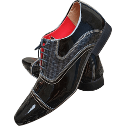 Sapato Masculino Italiano Em Couro Social Executiv... - Art Sapatos ®