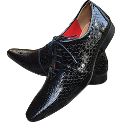 Sapato Masculino Italiano Em Couro Social Executiv... - Art Sapatos ®
