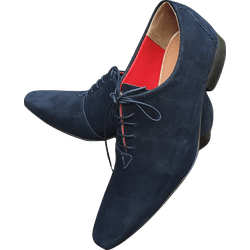 Sapato Masculino Italiano Em Camurça Social Execut... - Art Sapatos ®