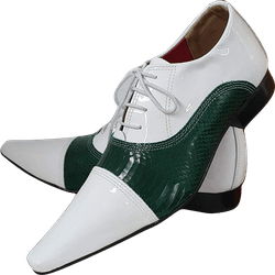 Sapato Masculino Italiano Em Couro Social Executiv... - Art Sapatos ®