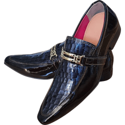 Sapato Masculino Italiano Em Couro Social Executiv... - Art Sapatos ®
