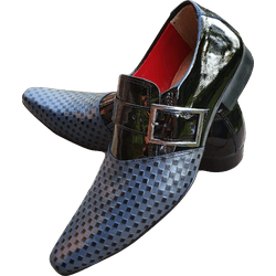 Sapato Masculino Italiano Em Couro Social Executiv... - Art Sapatos ®