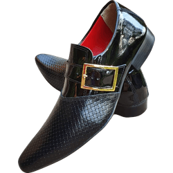 Sapato Masculino Italiano Em Couro Social Executiv... - Art Sapatos ®
