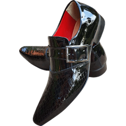 Sapato Masculino Italiano Em Couro Social Executiv... - Art Sapatos ®