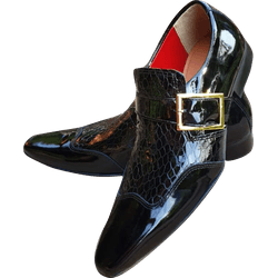Sapato Masculino Italiano Em Couro Social Executiv... - Art Sapatos ®