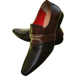 Sapato Masculino Italiano Em Couro Social Executiv... - Art Sapatos ®