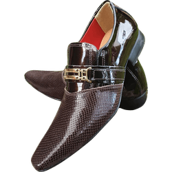 Sapato Masculino Italiano Em Couro Social Executiv... - Art Sapatos ®