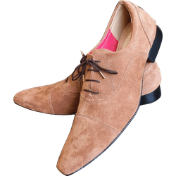 Sapato Masculino Italiano Em Camurça Social Execut... - Art Sapatos ®
