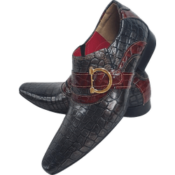 Sapato Masculino Italiano Em Couro Social Executiv... - Art Sapatos ®