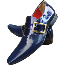 Sapato Masculino Italiano Em Couro Social Executiv... - Art Sapatos ®