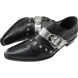 Sapato Masculino Em Couro Social Executivo Preto E... - Art Sapatos ®