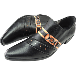 Sapato Masculino Em Couro Social Executivo Preto V... - Art Sapatos ®