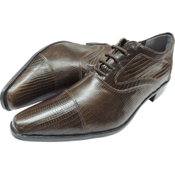 Sapato Masculino Em Couro Social Executivo Marrom ... - Art Sapatos ®
