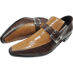 Sapato Masculino Em Couro Social Executivo Marrom ... - Art Sapatos ®