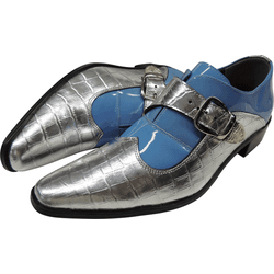 Sapato Masculino Em Couro Social Executivo Azul Be... - Art Sapatos ®