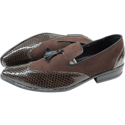 Mocassim Masculino Em Couro - Marrom - Monza Tuxed... - Art Sapatos ®