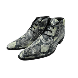 Bota Masculina Em Couro De Cobra - 041011 - Art Sapatos ®
