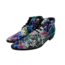 Bota Masculina Em Couro Floral - 041026 - Art Sapatos ®