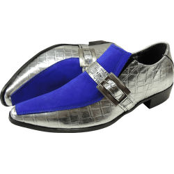 Sapato Masculino Em Couro Social Executivo Prata B... - Art Sapatos ®
