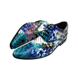 Sapato Masculino Em Couro Floral Tropicaly Veneza ... - Art Sapatos ®