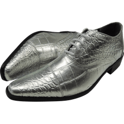 Sapato Masculino Em Couro Social Executivo Prata V... - Art Sapatos ®