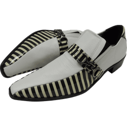 Sapato Masculino Em Couro Social Executivo Branco ... - Art Sapatos ®