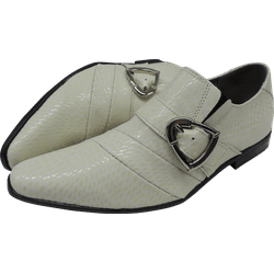 Sapato Masculino Em Couro Social Executivo Branco ... - Art Sapatos ®