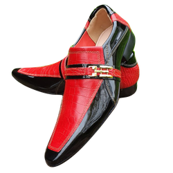 Sapato Masculino Italiano Em Couro Social Executiv... - Art Sapatos ®