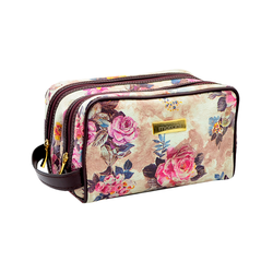 Necessaire Feminina Em Couro Floral Flower Ref: 27... - Art Sapatos ®