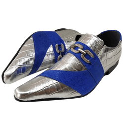 Sapato Masculino Em Couro Social Executivo Prata C... - Art Sapatos ®