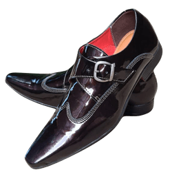 Sapato Masculino Italiano Em Couro Preto Neri Ref:... - Art Sapatos ®