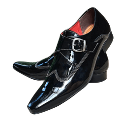 Sapato Masculino Italiano Em Couro Preto Raskólnik... - Art Sapatos ®