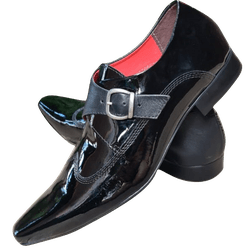 Sapato Masculino Italiano Em Couro Preto Hipnos Re... - Art Sapatos ®