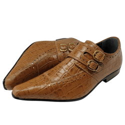 Sapato Masculino Em Couro Social Executivo Marrom ... - Art Sapatos ®
