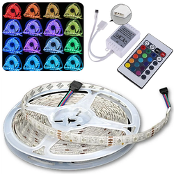 Fita Led Smd 5050 Rgb 16 Cores Com Silicone Ip65 5... - Benled