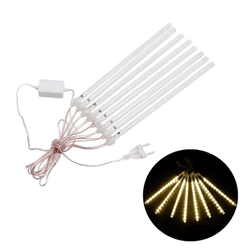 Cortina Chuva De Meteoro Snow Fall Led Branco Morn... - Benled