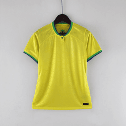 Copa Do Mundo De 2022 Do Brasil - Feminina Amarelo... - GOAT SPORTS