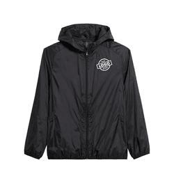 Jaqueta Corta Vento Impermeável Masculina Preto Pe... - Atacado da Moda