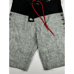 Bermuda Surf Quiksilver cinza, azul e preta - Atacado das Tailandesas